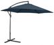 Furniture of America® Glam Dark Sapphire Polyester/Steel Outdoor Cantilever Umbrella with LED-0