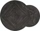 Hooker® Furniture Saint Armand 2-Piece Black Nesting Table Set with Brushed Pewter Base-2
