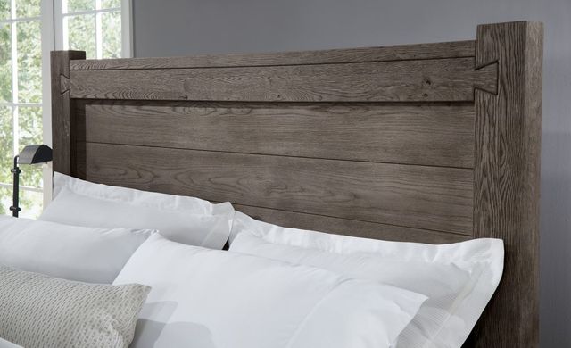 Vaughan-Bassett Dovetail Mystic Gray California King Low-Profile Poster Bed-2