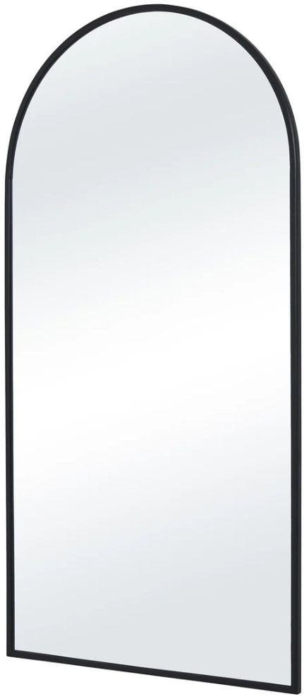 Renwil® Warren Matte Black Accent Mirror-2