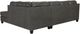 Signature Design by Ashley® Valderno 2-Piece Fog Right-Arm Facing Sectional and Chaise-1