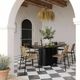 TOV Furniture Elika Black Oval Dining Table-1