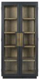 Classic Home Larson Carbon Black 82" Tall Cabinet-2