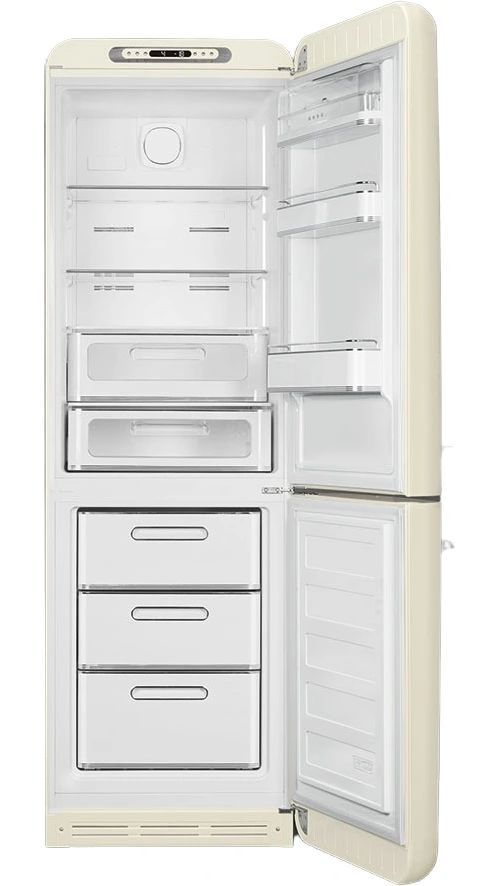 Smeg 50's Retro Style Aesthetic 11.7 Cu. Ft. Cream Bottom Freezer Refrigerator-1