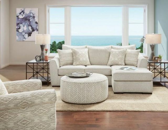 Furniture of America® Saltney Beige Diamond Chair-1