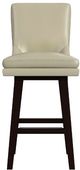 Elements International Villanova Beige/Brown Bar Stool-1
