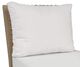 A & B Home Lanai Brown/White Middle Section Chair-1