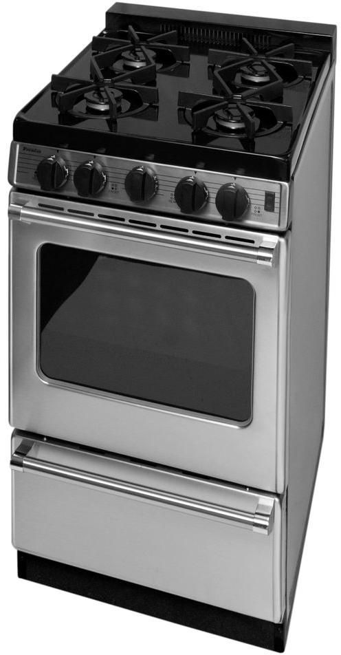 Premier Pro Series 20" Stainless Steel Freestanding Gas Range-2