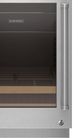 Sub-Zero® Designer Stainless Steel Undercounter Glass Door Panel with Lock-1