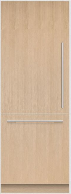 Fisher & Paykel Series 9 30 in. 15.9 Cu. Ft. Integrated Column Bottom Freezer Refrigerator