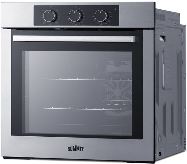 Summit® 24" Stainless Steel Single Electric Wall Oven -2