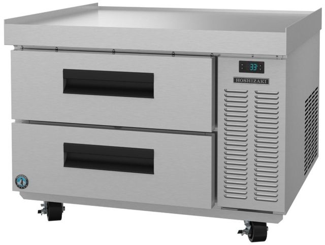 Hoshizaki 36.5" 6.88 Cu. Ft. Stainless Steel Single Section Chef Base Prep Table Refrigerator-0