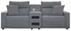 Signature Design by Ashley® Modmax II 3-Piece Pepper/Salt Power Reclining Small Spaced Sectional with Audio Console-0
