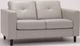 EQ3 Solo Leather Loveseat-4