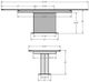 Amisco Customizable Lucarelli 108" Rectangular Extendable Table with 1" White Oak Veneer Top and 1 Leaf-3