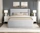 Homelegance® Carmel Light Gray Full Platform Bed-1