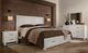 Vaughan-Bassett Lodge & Loft Soft White King Radius Poster Storage Bed-1