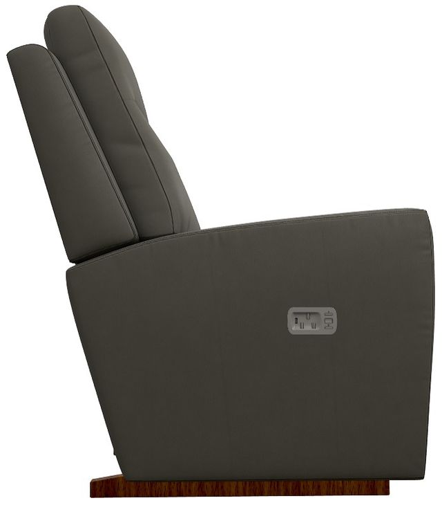 La-Z-Boy® Kodie Dove Gray Power Rocking Recliner with Headrest and Lumbar-2
