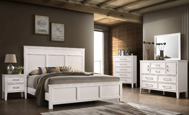 New Classic® Home Furnishings Andover White Nightstand-1