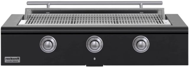 Caliber™ Rockwell Social 3-Burner Matte Black Built-In Natural Gas Grill with Stainless Steel Hardware-0