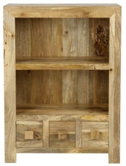 Jaipur Furniture Dakota Light Brown Small Bookcase-1