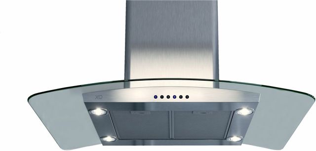 XO Fabriano Collection 36" Stainless Steel Island Range Hood -0