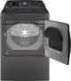 GE Profile™ 7.3 Cu. Ft. Diamond Gray Front Load Electric Dryer-3