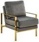 VIG Furniture Divani Casa Bayside Gold/Gray Chair-0