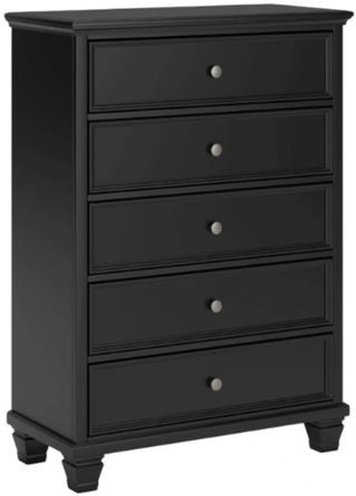 black ashley furniture dresser Ashley Brinxton Dresser & Mirror in Charcoal Gray main image 1