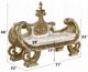 ACME Furniture Bernadette Gold/White Bench-2