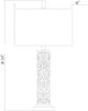 Surya Sugar Glass Table Lamp-4