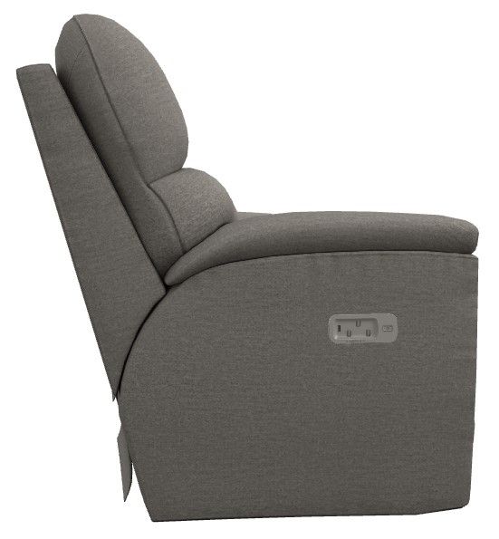 La-Z-Boy® Brooks Stone Power Reclining Loveseat with Console, Headrest, and Lumbar-2
