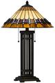 Cal® Lighting & Accessories Tiffany Dark Bronze Table Lamp-0