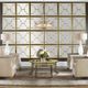 Uttermost® Misa 2-Piece Antiqued Gold Leaf Square Mirror Set-2