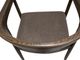 International Furniture Direct Natural Teca Brown/Gray Arm Chair-5