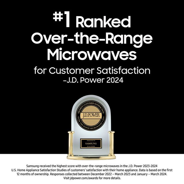 Samsung 1.1 Cu. Ft. Fingerprint Resistant Stainless Steel Over The Range Microwave-1