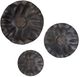 Uttermost® Peonia 3-Piece Golden Dark Bronze Aluminium Indoor-Outdoor Wall Decor Set -2