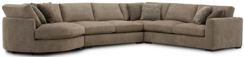 The Bump - Alistair Fossil 4Pc Package A Sectional - Thumbnail 2