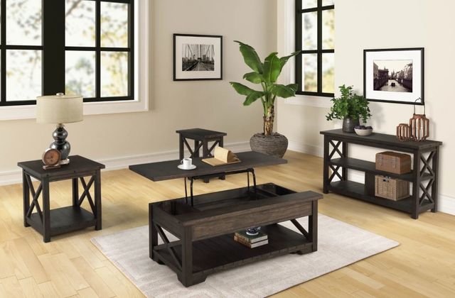 Bernards Jenson Brown Console Table-2