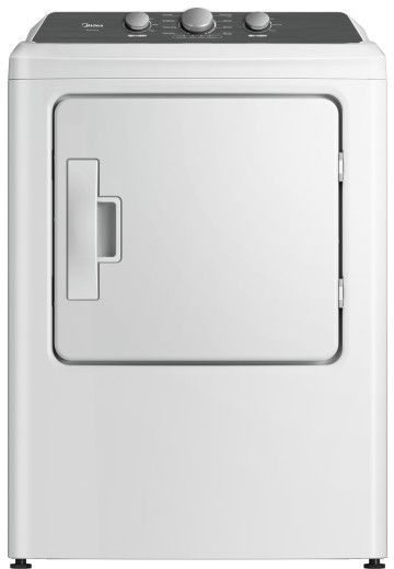 Midea® White Agitator Top Load Washer and Electric Dryer Laundry Pair-2
