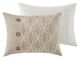 Olliix by Madison Park Signature Grace Taupe King Geometric Jacquard Comforter Set-3