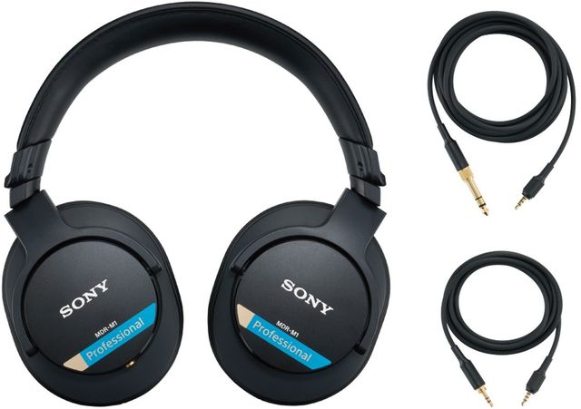 Sony® Black Reference Closed Monitor Over-Ear Headphone-0
