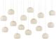 Currey & Company Piero Multi-Drop Painted Silver/White Pendant Lighting-1