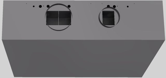 Vent-A-Hood® 48" Gunsmoke Wall Mounted Range Hood-1