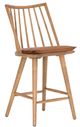 Four Hands Lewis Windsor Sandy Oak/Whiskey Saddle Counter Stool-0