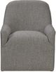 Bernards Rose Gray Parson Dining Chair-1