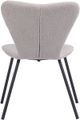 Zuo Modern Thibideaux Light Gray Dining Chair -3