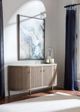 Fairfield® Everett Biscotti/White Carrara Credenza-1