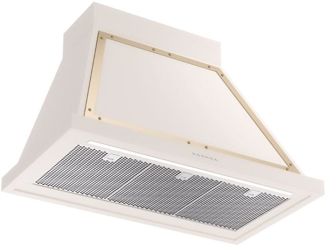 Ilve® Nostalgie II Noblesse 36" Antique White Wall Mounted Range Hood-1