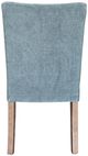 Nest Home Collections Sasha Ocean Blue/Gray Wash Dining Chair-2